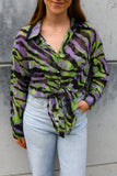 Blouse zébrée