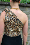Body with leopard print
