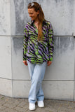 Blouse zébrée