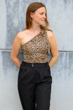 Body with leopard print