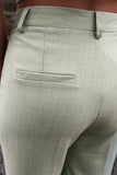 Wide Pants - Light Green
