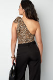 Body with leopard print