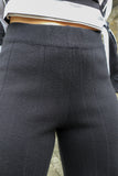 Black fabric trousers