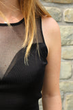 Top with transparent cutout