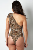 Body with leopard print