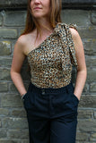 Body with leopard print