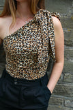 Body with leopard print