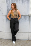 Body with leopard print