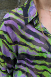 Blouse zébrée