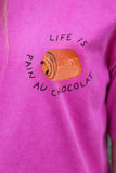T-Shirt - LIFE IS PAIN AU CHOCOLAT