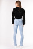 Skinny split jeans - light blue