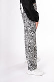 Zebra Pants - Black / White