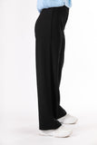 Wide-leg pants - black