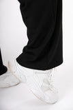 Wide-leg pants - black