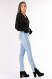 Skinny split jeans - light blue