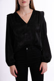 Blouse Dot Print - Black