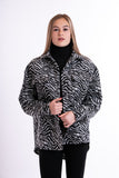 Zebra jacket - black / gray