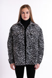 Zebra jacket - black / gray