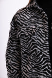 Zebra jacket - black / gray