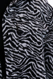 Zebra jacket - black / gray