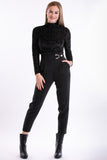 Belted Trousers - Black