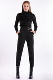 Belted Trousers - Black