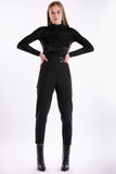 Belted Trousers - Black