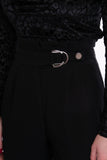 Belted Trousers - Black