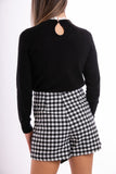 Skirt / Short - Black / White