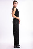 Backless Festive Jumpsuit - Black