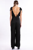 Backless Festive Jumpsuit - Black