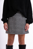 Skirt Leila - black / white