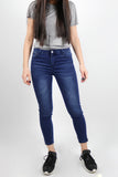 Jeans high waist dark blue