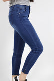 Jeans high waist dark blue