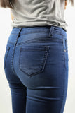 Jeans high waist dark blue