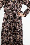 Long print dress