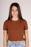 Ribbed T-shirt