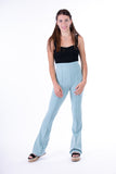 Flared stretch pants