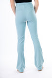 Flared stretch pants