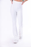 Flared stretch pants