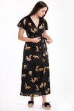 Kleid mit Leoparden-Print