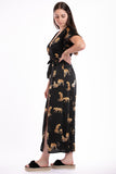 Kleid mit Leoparden-Print