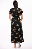 Kleid mit Leoparden-Print