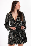 Robe motif vagues