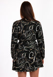 Robe motif vagues