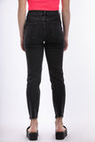 Mom Jeans - Dark Grey/Black