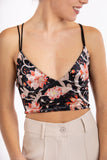 Short top with a print