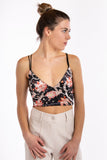 Short top with a print