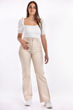 Wide Jeans - Cream